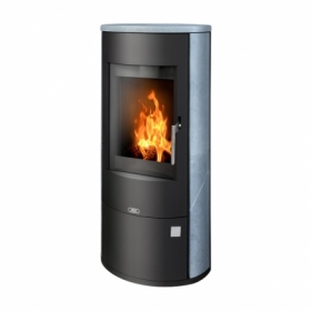 Дровяной камин ABX Polar Aspen 7 черная сталь