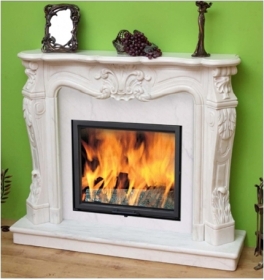 Дровяной камин DeMarco Altea Carrara Light