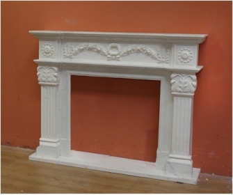 Дровяной камин DeMarco Apollo Carrara Light