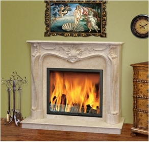 Дровяной камин DeMarco Arabella Crema marfil