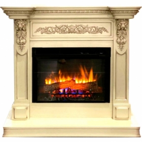 Электрокамин Dimplex Lancaster (Слоновая кость) с очагом XHD 23 L- INT