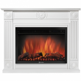 Электрокамин Electrolux Frame 25 шпон белый с очагом 25 дюймов (EFP/P - 2520LS)