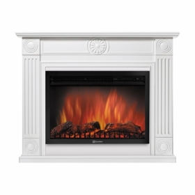 Электрокамин Electrolux Frame 30 U (угловой) (белый) с очагом 33 дюйма (EFP/P - 3320RLS)