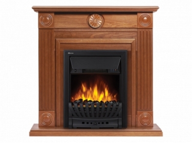 Электрокамин Electrolux Frame Classic U (угловой) шпон дуб с очагом Classic EFP/P- 1020LS