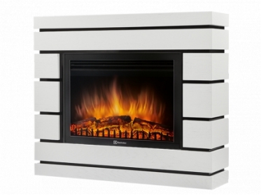 Электрокамин Electrolux Moderno 30 (белый дуб) с очагом 33 дюйма (EFP/P - 3320RLS)