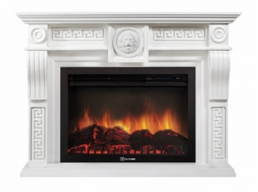 Электрокамин Electrolux Vittoriano 30 Белый с очагом 31 дюйм (EFP/P - 3020LS)