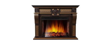 Электрокамин Electrolux Vittoriano 30 Темный дуб с золотой патиной с очагом 33 дюйма (EFP/P - 3320RLS)