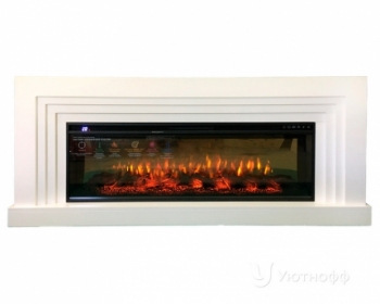 Электрокамин InterFlame Сильвер с очагом FreeSpace 50 LED FX QZ