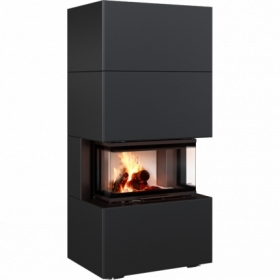 Дровяной камин Kratki Home Easy Box черный с топкой NBC