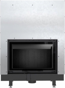 Дровяной камин Kratki Zibi/G(гильотина), черная футеровка