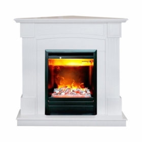 Электрокамин Real-Flame Andrea Corner STD/EUG WT (WT-F513) с очагом 3D Olympic