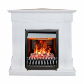 Электрокамин Real-Flame Andrea Corner STD/EUG WT (WT-F513) с очагом 3D Oregan