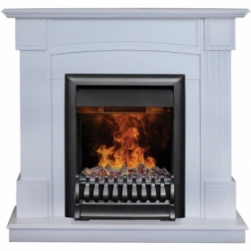 Электрокамин Real-Flame Andrea STD/EUG WT с очагом 3D Oregan