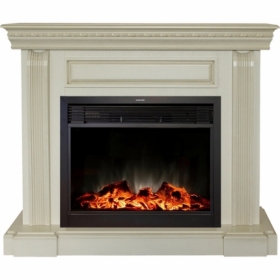 Электрокамин Real-Flame Bogema 26 WT с очагом Moonblaze Lux Bl/Br