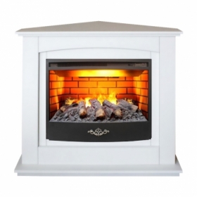Электрокамин Real-Flame Canada Corner 25,5 WT (WT-F611) с очагом 3D Firestar 25,5