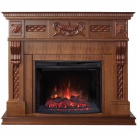 Электрокамин Real-Flame Corsica Lux 25,5/26 NT с очагом Evrika 25,5 LED