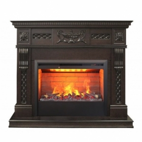 Электрокамин Real-Flame Corsica Lux 26 AO (AO-255) с очагом 3D Helios 26
