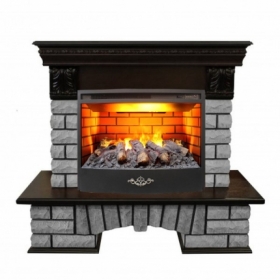 Электрокамин Real-Flame Country Lux Rock 25/25,5 AO 3D Firestar 25,5