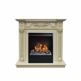 Электрокамин Real-Flame Dacota STD/EUG WT с очагом 3D Olympic