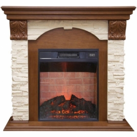 Электрокамин Real-Flame Dublin LUX STD/EUG/24 AO с очагом Irvine 24