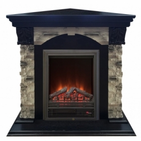 Электрокамин Real-Flame Dublin ROCK Corner STD/EUG 24 AO с очагом Eugene