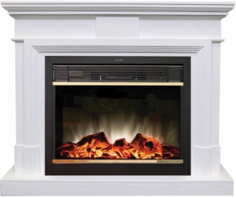 Электрокамин Real-Flame MARCO 25,5/26 NB с очагом Moonblaze Lux Bl/Br