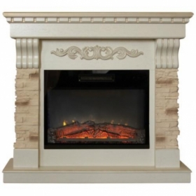 Электрокамин Real-Flame Marseille Luxe 24 с очагом Kendal 24