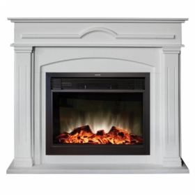 Электрокамин Real-Flame Mirra 26 WT с очагом Moonblaze Lux Bl/Br