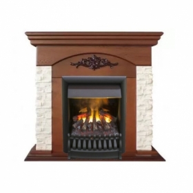 Электрокамин Real-Flame Neapolis STD/EUG WT (NT-315) с очагом 3D Oregan