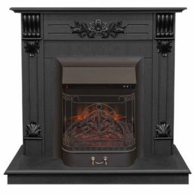 Электрокамин Real-Flame Ottawa STD/EUG DN с очагами Fobos s Lux BL/BR, Majestic s Lux BL/BR