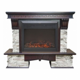 Электрокамин Real-Flame Rockland 26/HL с очагом Moonblaze lux Bl/Br