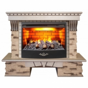 Электрокамин Real-Flame Sorento 25,5/26 с очагом 3D Firestar 25,5
