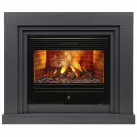 Электрокамин Real-Flame Stanley 26 GR с очагом 3D Novara