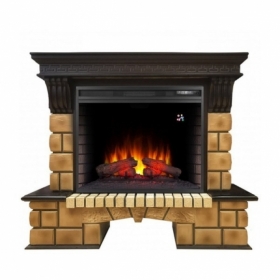 Электрокамин Real-Flame Stone Brick 26 с очагом Epsilon 26 S IR