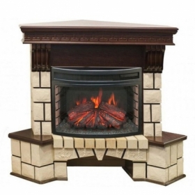 Электрокамин Real-Flame Stone Corner 25/25,5 с очагом Firefield 25 S IR