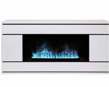 Электрокамин Real-Flame VEGA CST1000 WT с очагом 3D CASSETTE 1000 LED RGB