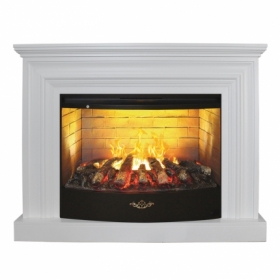 Электрокамин Real-Flame Weston 33 WT с очагом 3D Firestar 33