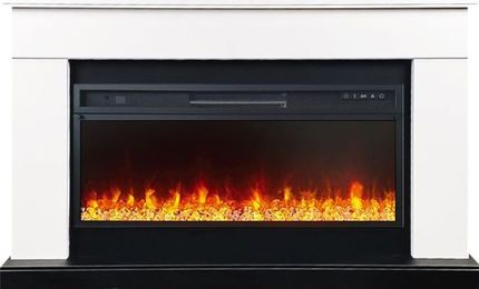 Электрокамин Royal Flame BERGEN белый c очагом Vision 42 LED