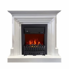Электрокамин Royal Flame Bradford с очагом Aspen Black (Белый)