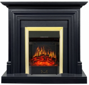 Электрокамин Royal Flame Bradford (Серый графит) с очагом Majestic FX Brass/Black