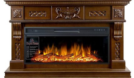 Электрокамин Royal Flame Corsica (темный дуб) с очагом Vision 42 LOG LED