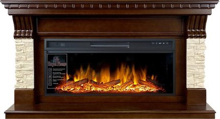 Электрокамин Royal Flame Denver (тем. дуб) с очагом Vision 42 LOG LED