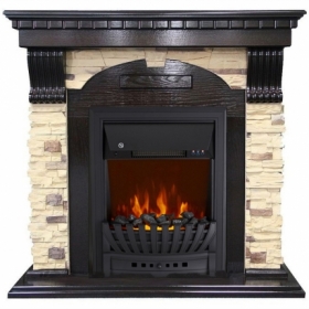 Электрокамин Royal Flame Dublin арочный сланец венге с очагом Aspen Black