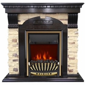 Электрокамин Royal Flame Dublin арочный сланец венге с очагом Aspen Gold