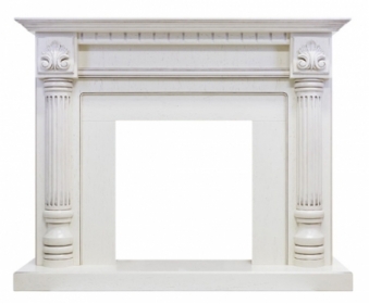 Электрокамин Royal Flame Edinburg под очаг Dioramic 33 LED FX (Слоновая кость с патиной)