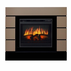Электрокамин Royal Flame Lindos Beige Grey с очагом Vision 23 EF LED 3D FX