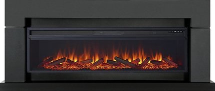 Электрокамин Royal Flame Lindos Graphite Grey 60 (серый графит) с очагом Vision 60 LOG LED