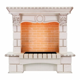 Электрокамин Royal Flame Pierre Luxe LORD под очаг Jupiter FX New Слоновая кость