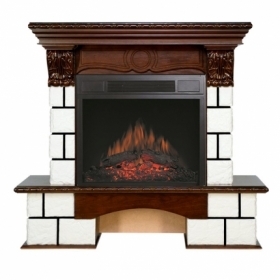 Электрокамин Royal Flame Pierre Luxe темный дуб с Vision 23 LED FX