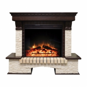 Электрокамин Royal Flame Pierre Luxe угл мелкий слан. беж. с очагом Jupiter FX New